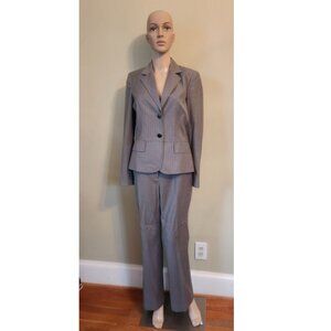 Anne Klein Women's Pant Suit 2 Piece Set  Pinstripe Suit